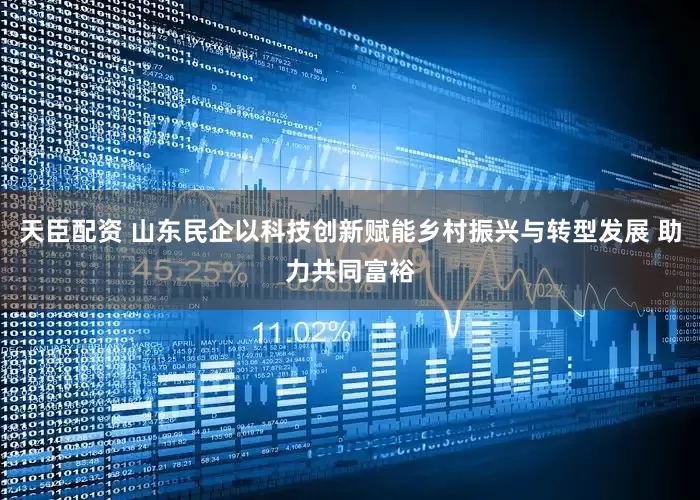 天臣配资 山东民企以科技创新赋能乡村振兴与转型发展 助力共同富裕